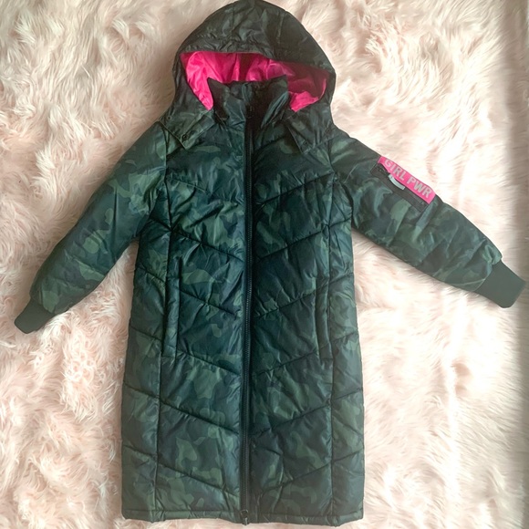 ACOOLA WINTER PUFFER WITH ZIPPER AND POCKETS FOR GIRL SIZE 10 YEARS - Picture 2 of 12